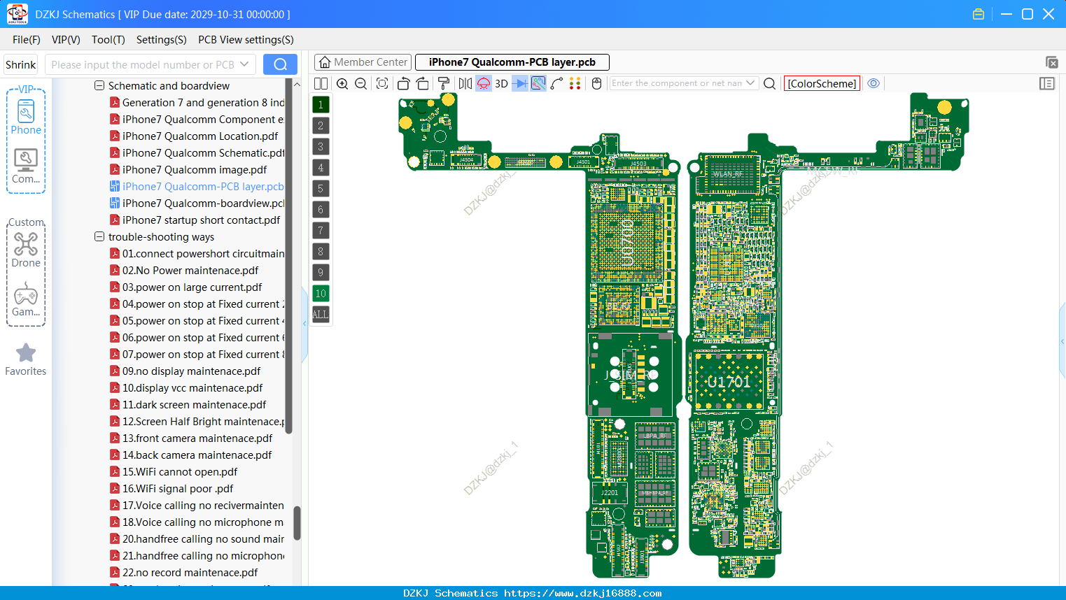 IPhone7 Qualcomm-PCB Layer